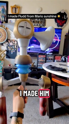 Making Fludd from Mario sunshine IRL. #gamingcommunity #nintendo #mariosunshine #gamingshorts