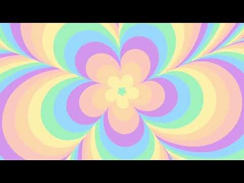 Pastel Flower Background Screensaver Loop 1 Hour 1080p HD