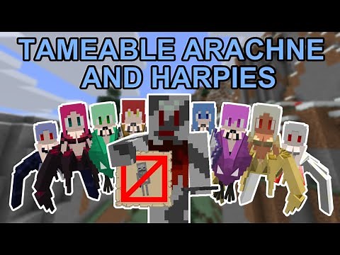 (1.12.2) Monster Girlfriends In Tameable Arachne mod