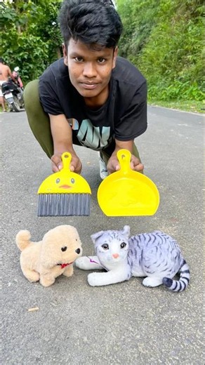 Cute Mini Broom And Brush Animals Unboxing Dese😱