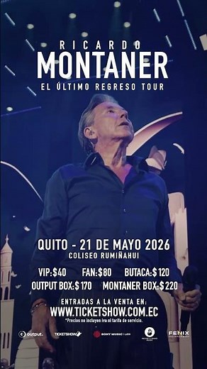 Ricardo Montaner en Quito