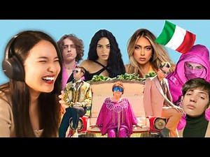First time listening to ITALIAN POP (Sangiovanni, Elodie, Rhove, Fedez, Tananai, etc.) | Reaction