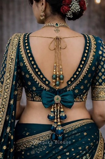 🎉🎉 New Blouse Back Neck Designs 2025 💖 Trending Blouse Design Collection #shortfeed #blouse