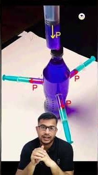 Pascal’s Law Explained with a Simple Experiment! 🤯 #pascallaw #physicsshorts