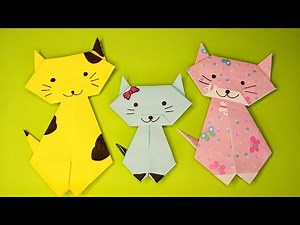 Origami cat body easy-Easy Tutorial for Beginners I Simply&Easy Origami