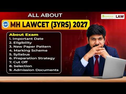 MH CET Law 3 Year LLB 2027 Complete Guide 🔥| Eligibility, Syllabus, Pattern & Top Colleges