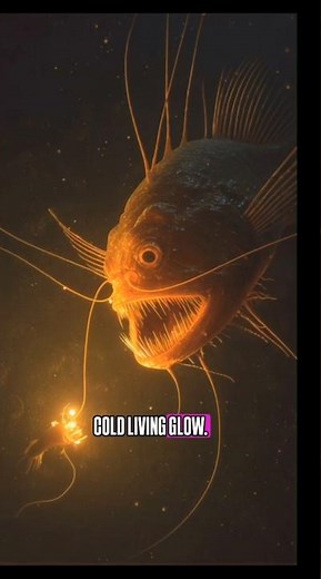 Deep-Sea Fish That Create Their Own Light 🤯!! #shorts #sea #seafish #knoweledgefacts
