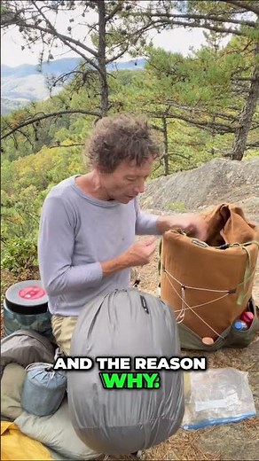 Wilderness Gear: Lightweight Wool Sleeping Bag Review #shorts