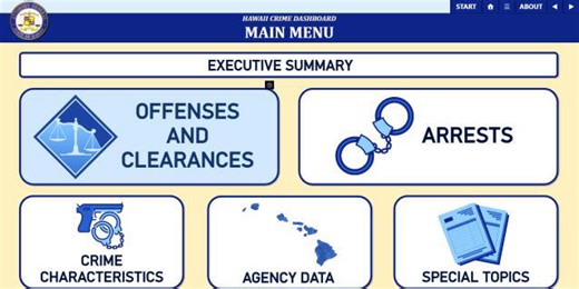 Hawaii attorney general announces new accessible crime dashboard