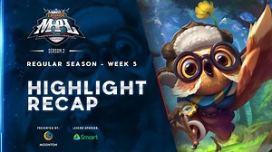 Here are the highlights of MPL-PH Season 2 regular season week 5! The MPL-PH Season 2 regular season concludes next week so make sure to tune in! FOLLOW OUR FACEBOOK PAGE: fb.com/MobileLegendsOnlinePH CHECK OUT OUR WEBSITE: mpl.mobilelegends.com/2018/ph/ #BeLegendary #MLBB #MPL-PH #MPLS2 #MobileEsports #Esports | Mobile Legends: Bang Bang