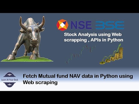 Real time historical Mutual fund NAV data in Python using web scraping