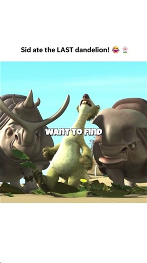 Sid Ate the LAST Dandelion! 😂🌼 | Ice Age