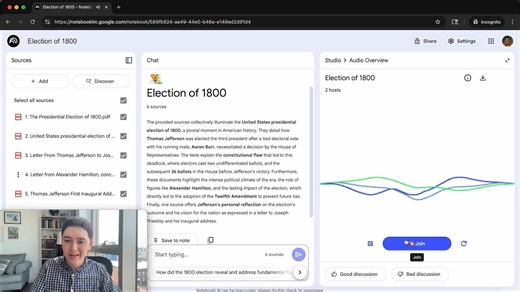 AI Tool Demo: Generating Podcasts About Class Content With NotebookLM