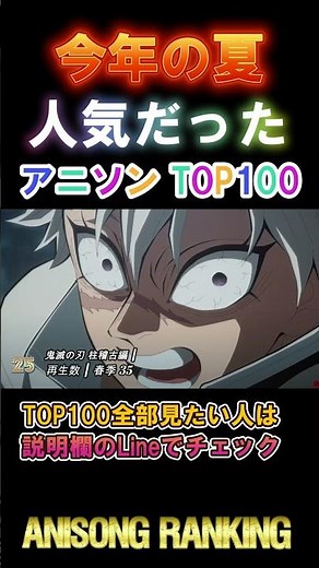【100曲】今年の夏のアニソンランキン(7~9月の再生数ランキング)