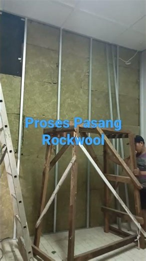Cara Pemasangan Rockwool di Partisi Dinding