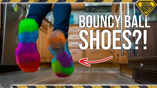 Testing whether bouncy ball shoes boost your jump
