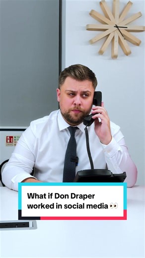 What if Don Draper worked in social media 👀 #madmen #digitalmarketing #marketingteam