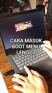 how to enter the Lenovo boot menu