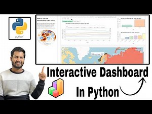 How to create Data Analytics Visualisation Dashboard using Python with Panel/Hvplot in just 10 mins