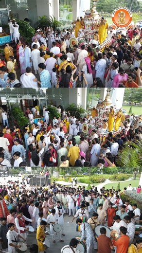 A Divine Journey of Faith.. Teerthanker Mahaveer University witnessed the grand Rath Yatra on 14th September 2025, marking the spiritual conclusion of the sacred Daslakshan Parv. With the gracious presence of Kshullak Ratn 105 Shree Samarpan Sagar Ji Maharaj, the yatra echoed with devotion, discipline, and deep spiritual energy. A tradition that inspires values, unity, and inner awakening every year. . [Rath Yatra, Chariot, Adhinath Bhagwan, Teerthanker Mahaveer University, 24 Teerthanker, Best 