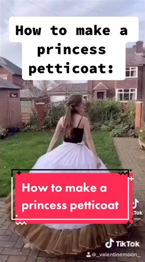 DIY Princess Petticoat Tutorial: How to Make a Princess Petticoat for Your Dress