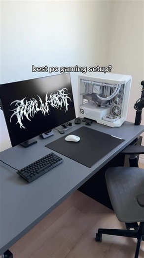 this setup cannot get any cleaner… i think 👀 #fyp #wallhackhq #gaming #valorant #mousepad