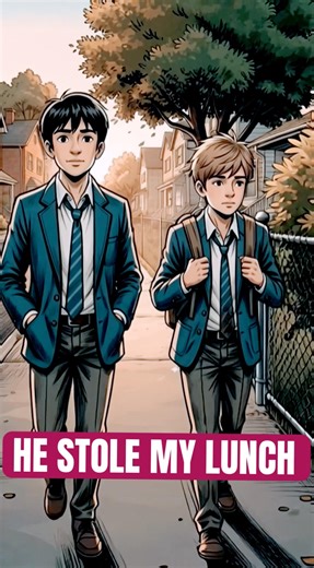 HE STOLE MY SANDWICH EVERY DAY… SO I INVITED HIM HOME 🥪 #shorts