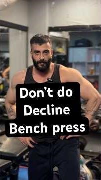 Don’t do decline bench press ✅@Jayram2.o #benchpress #workout #bodybuilding