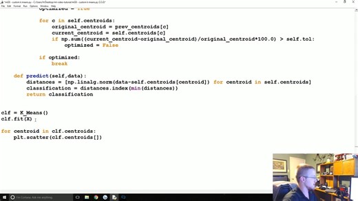 38.K Means from Scratch Practical Machine Learning Tutorial with Python p.38 HRo
