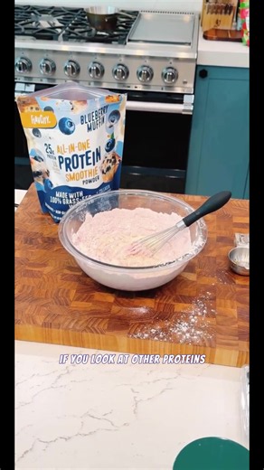 Blueberry Muffin Protein Smoothie | smoothie