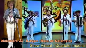 Esta noche!! Gran especial de Navidad! Totalmente gratis! No te lo pierdas! 8.30 pm de Colombia 22.30 de Argentina. | El Cuarteto Imperial