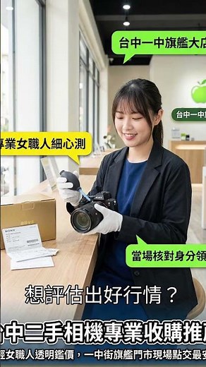 Nikon 舊機換現金？青蘋果3C實體門市鑑定公開，最安心的 [台中二手相機店] 安全變現無負擔！📷 #台中二手相機店 #shorts