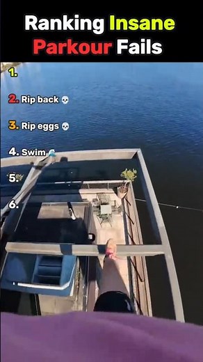 Ranking Insane Parkour Fails 💀