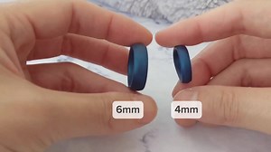 Sapphire Blue Silicone Ring Men Women, Safe Flexible Breathable Silicone Wedding Band, Rubber Wedding Ring, Anniversary Engagement Gift - Etsy