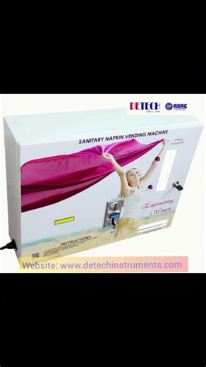 Automatic Sanitary Napkin Vending Machine ‪@detech7181‬ | DETECH | SINCE 1998