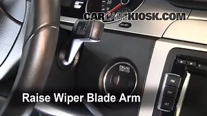 Front Windshield Wiper Blade Change: 2007 Volkswagen Passat 2.0T 2.0L 4 Cyl. Turbo Sedan