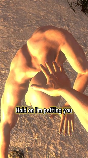 The first cavemen discovering fire, 10.000 BC. #Shorts #HandSimulator