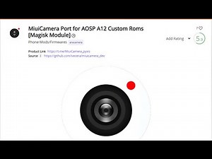 Miui Camera Port for AOSP Android 12 + Custom Roms | Support Custom ROM Android 13