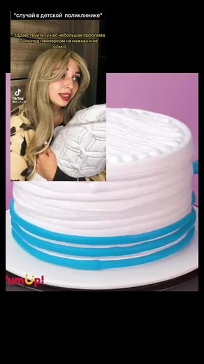 Creative Cake Decorating Tutorial with Blue Icing