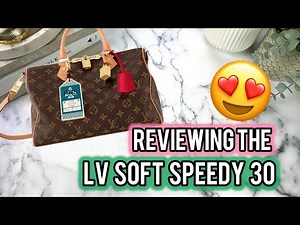 AM I ENTERING MY BIG BAG ERA👀? My Full Review of the Louis Vuitton Speedy Soft 30♥️
