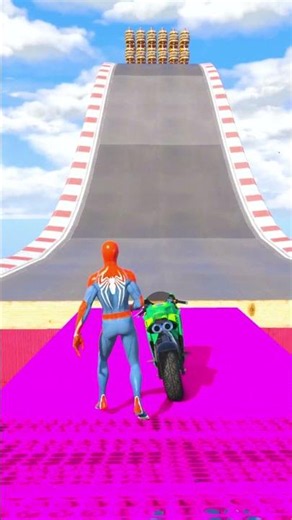 GTA 5 Ultimate Spider-Man Ragdoll Physics | Epic Water Jumps & Fails Ep. 102 #shorts