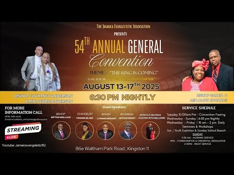 JEA 54th Annual General Convention|FINAL NIGHT |August 17, 2025| LIVESTREAM