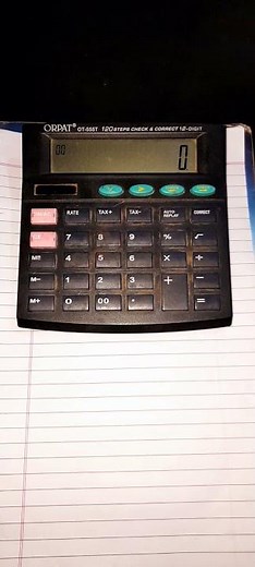 How to use M+, M-, MR button in calculator