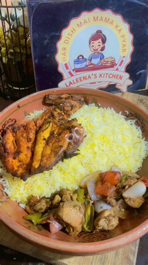 LALEENA ‘s kitchen #like #share #subscribe #arabicricechickenchillidrywithroast❤️