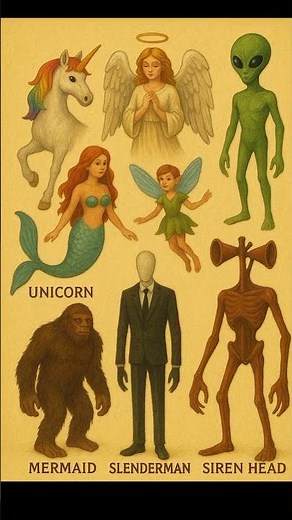 “World’s Most Mysterious Mythical Creatures 🐉🧜‍♀️”