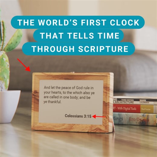 1.3K views | Bible Clock displays a new biblical quote every minute & features 1,000+ verses to deepen your faith. Expand your understanding of gospel stories, characters & biblical events. PreOrder today for over 40% OFF! | Bible Clock | Facebook