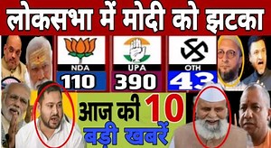 17K views · 581 reactions | Today Breaking news|Aaj ki taza badi khabre| mukhy samachar| loksabha Election Opinion poll|BJP+ | Livew News | Facebook