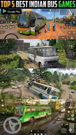 Top 5 Best Bus Games For Android 2026 🔥#shortsfeed #shortvideo #shortsviral