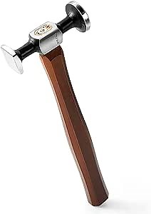 WUTA Leather Mallet Hammer Carbon Steel Double Head Hammer Cobbler for Professional Leather Craft Tool