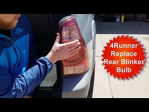 Replace 2003-2009 Toyota 4Runner Rear Blinker Turn Signal Light Bulb